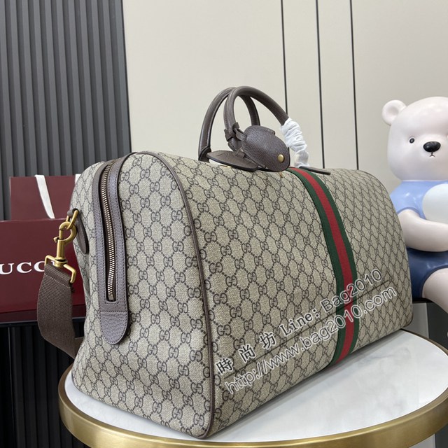 Gucci專櫃古馳最新款男士手提旅行包旅行袋 jh2801型號:  547959